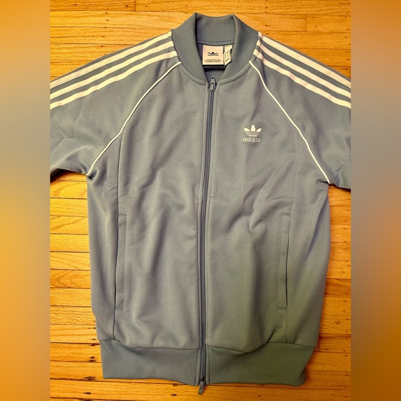 Adidas Originals Classics Baby Blue Track Jacket (Like New) Size: S - Picture 1 of 4